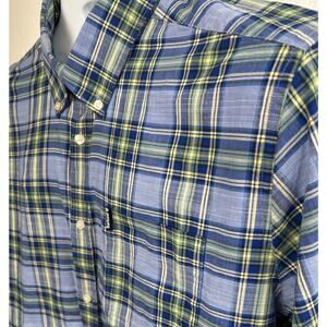 Barbour Men's Highland Check 26 Tailored Fit Shirt M 44” Chest Casual Cotton LS